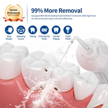 Load image into Gallery viewer, Seago Oral Irrigator, Portable, Professional, DIY Modes, IPX7 Waterproof, 5 Nozzles, USB Rechargeable, Dental Jet for Home and Travel