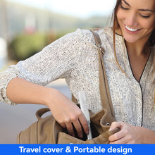 Load image into Gallery viewer, Seago Electric Toothbrush for Travel, Sonic Toothbrush, 2 Brushing Modes, 24,000 Vibrations per Minute, 8 Replacement Heads, Portable Battery Toothbrush, Electric Travel Toothbrush, SG-2102 (Black)