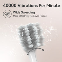 Load image into Gallery viewer, Seago Electric Toothbrush with Pressure Sensor, Ultrasonic Toothbrush and Toothbrush Holder, 2-Min Timer, 5 Modes, 8 Brush Heads, USB-C Fast Charging, Teeth Whitening in 7 Days, SG-2782 (Black)