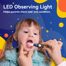 Load image into Gallery viewer, Seago Electric Toothbrush for Children 1 Year and Over, Sonic Toothbrush with LED Lights and DIY Stickers, 8 Soft BPA-Free Brush Heads, Children's Toothbrush for Babies 0 to 3 Years, SG-2159
