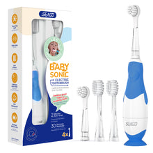 Load image into Gallery viewer, Seago Electric Toothbrush for Children and Baby from 0 1 2 3 Years, with LED Light, Round Soft Replacement Brushes, Electric Toothbrush for Baby, 2 Minute Smart Timer, Waterproof IPX7, SG513