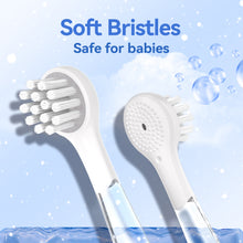 Load image into Gallery viewer, Seago Electric Toothbrush for Children and Baby from 0 1 2 3 Years, with LED Light, Round Soft Replacement Brushes, Electric Toothbrush for Baby, 2 Minute Smart Timer, Waterproof IPX7, SG513
