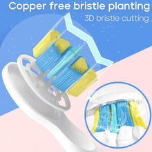 Load image into Gallery viewer, Seago Kids Electric Toothbrush Heads, Electric Toothbrushes Heads for SG2303/SG958, Brush Replacement Heads Pack of 4 (4pcs-White)