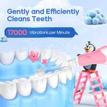 Load image into Gallery viewer, Seago Electric Toothbrush for Children and Baby from 0 1 2 3 Years, with LED Light, Round Soft Replacement Brushes, Electric Toothbrush for Baby, 2 Minute Smart Timer, Waterproof IPX7, SG513