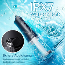 Load image into Gallery viewer, Cordless Oral Irrigator, SEAGO Portable Water Flosser Electric Tooth Cleaner 5 Modes & 7 Nozzles, 300ML Water Tank Interdental Cleaner Oral Irrigator Test Winner IPX7 Waterproof Dental Irrigator for Travel & Home