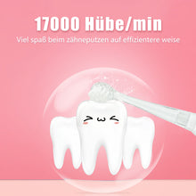 Load image into Gallery viewer, Seago SG-513 Elektrische Zahnbürste Kinder Baby Kinderzahnbürste Elektrisch ab 0-3 Jahre mit LED Licht Smart Timer Babyzahnbürste Wasserdicht IPX7 Schallzahnbürste (Baby Rosa)
