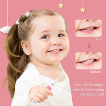 Load image into Gallery viewer, Seago SG-513 Elektrische Zahnbürste Kinder Baby Kinderzahnbürste Elektrisch ab 0-3 Jahre mit LED Licht Smart Timer Babyzahnbürste Wasserdicht IPX7 Schallzahnbürste (Baby Rosa)
