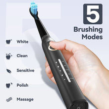 Load image into Gallery viewer, Seago Fast Rechargeable Sonic Toothbrush Electric Smart Automatic with Case Whitening Replacement Brush Head Adult Waterproof
