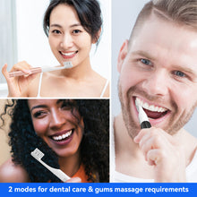 将图片加载到图库查看器，Seago Battery Electric Toothbrush with 2 Brush Heads, Travel Electric Toothbrush Portable Toothbrush, Sonic Electric Toothbrush for Adults and Kids, Battery not Included, SG2102
