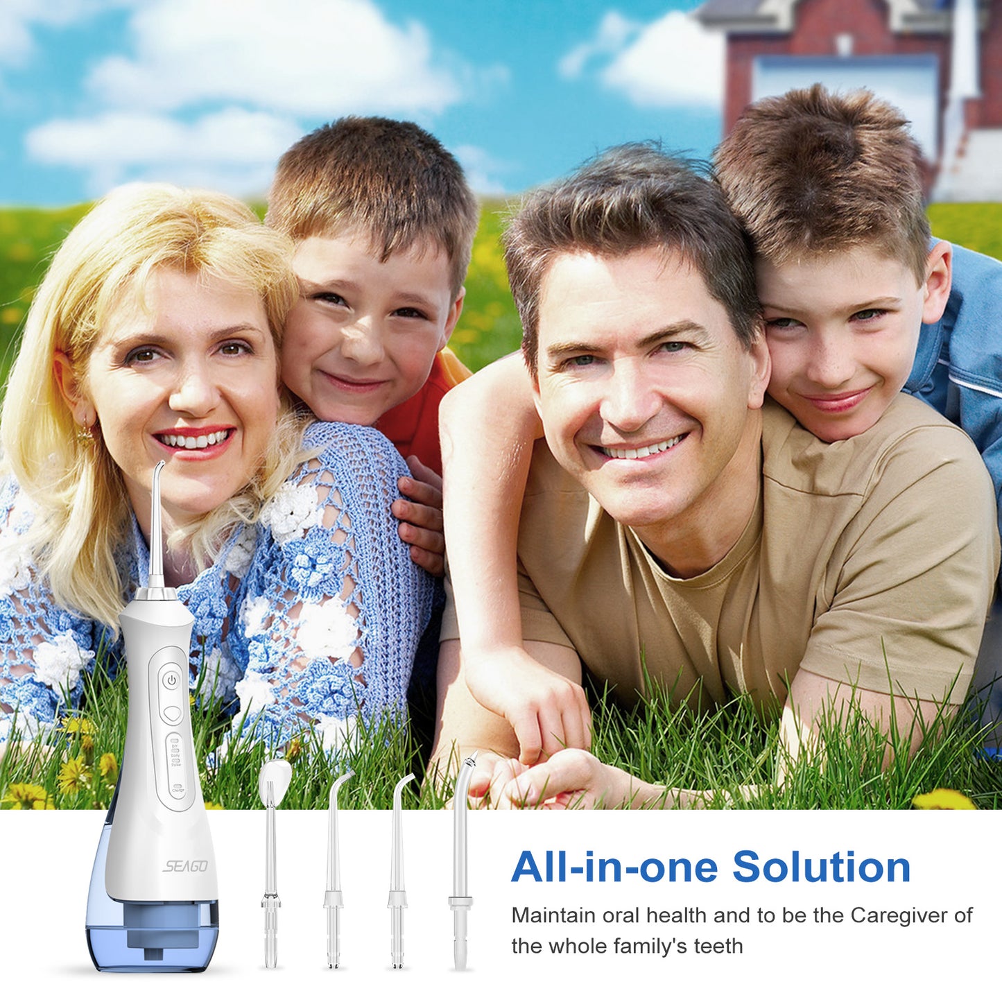 Seago Sg-833 Portable Oral Irrigator with DIY Modes