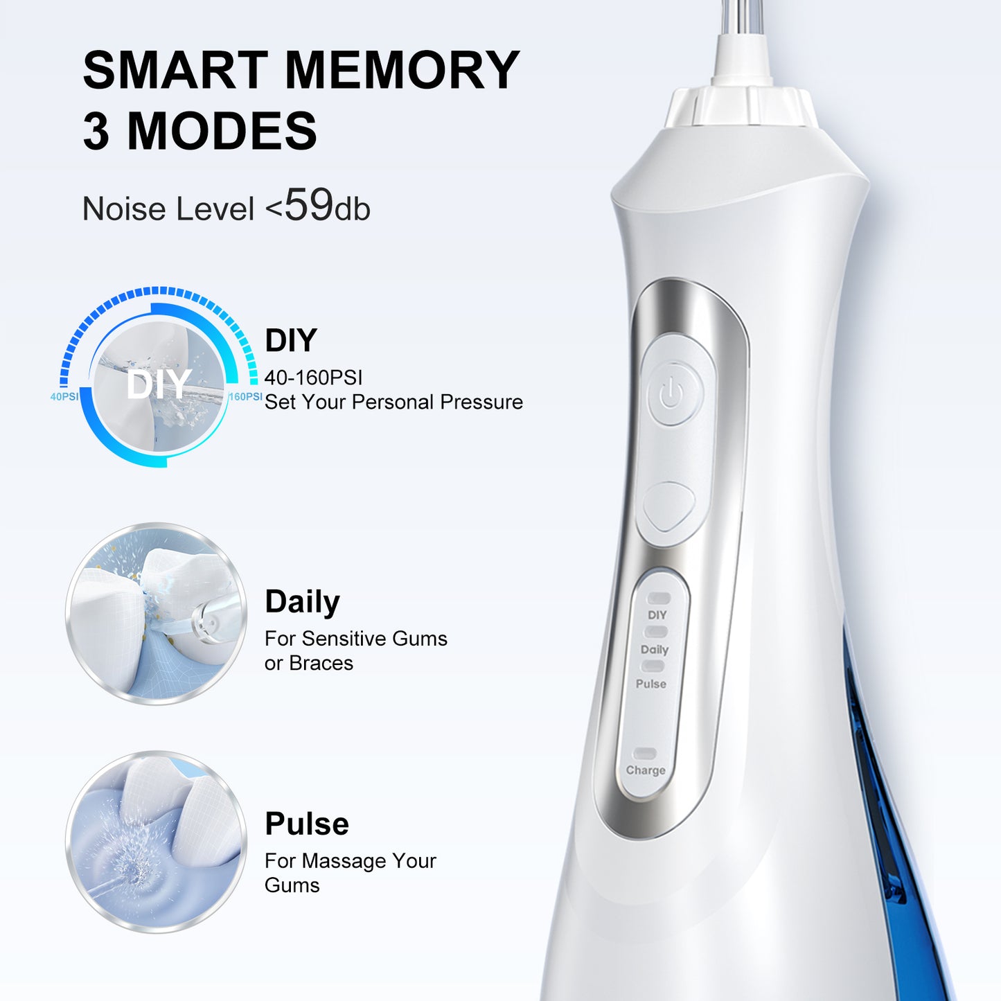 Seago Sg-833 Portable Oral Irrigator with DIY Modes