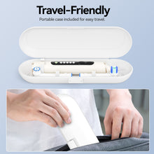 Load image into Gallery viewer, Seago Rotating Electric Toothbrush with 8 Brush Heads, 5 Brushing Modes for Oral Care, Extra-Large Display, Travel Case, Low Battery Indicator, Long-Lasting Lithium-Ion Battery, Pink
