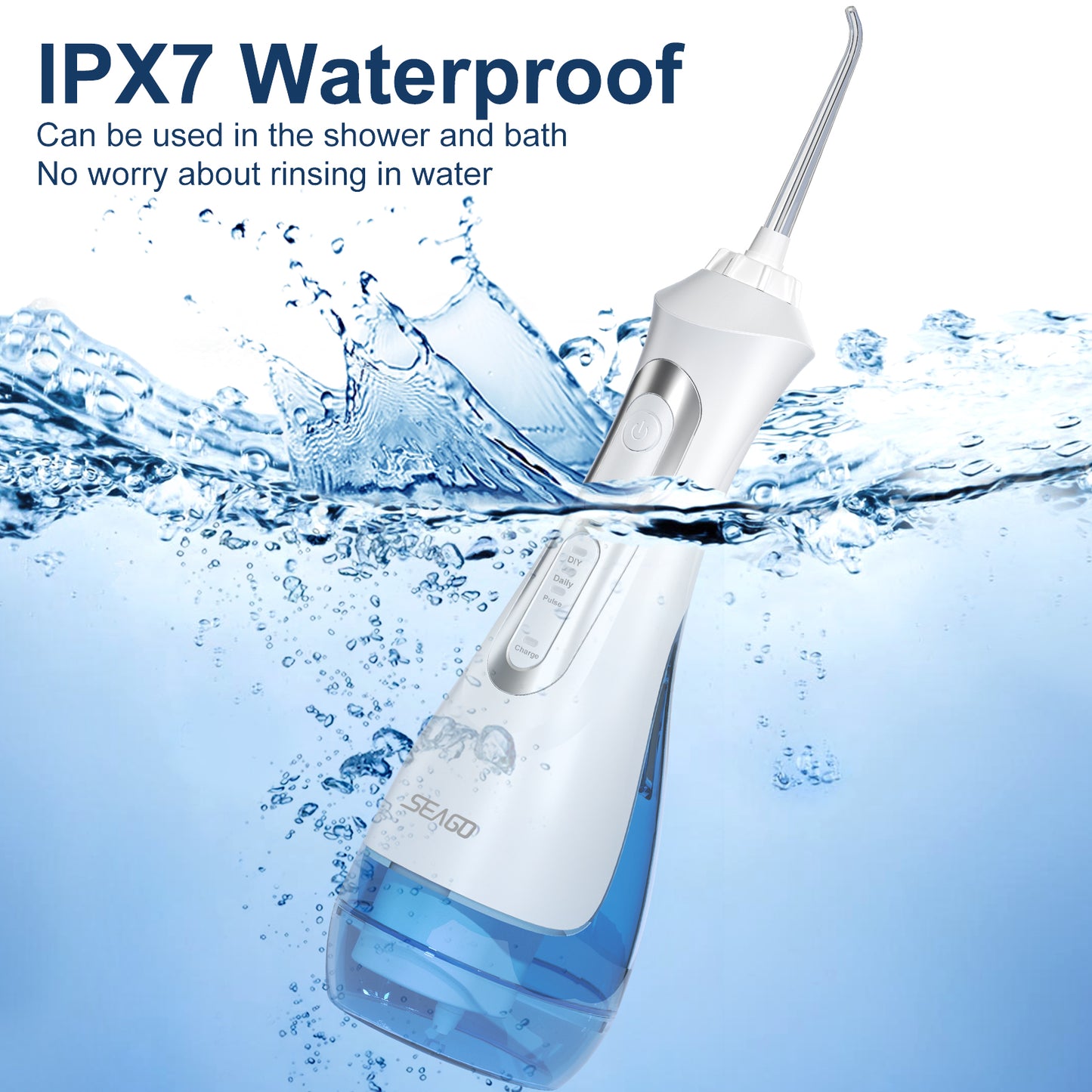 Seago Sg-833 Portable Oral Irrigator with DIY Modes
