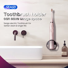 Load image into Gallery viewer, Electric Toothbrush, Seago Electric Toothbrush with Pressure Sensor, 40000 VPM, 8 Soft Brush Heads, 5 Modes, Sonic Toothbrush with Toothbrush Holder, Travel Case, for Adults, SG-2752 (Pink)
