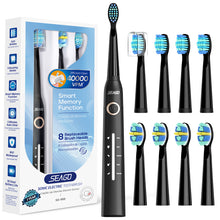 Load image into Gallery viewer, Seago Fast Rechargeable Sonic Toothbrush Electric Smart Automatic with Case Whitening Replacement Brush Head Adult Waterproof
