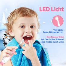 Load image into Gallery viewer, Seago Elektrische Zahnbürste Kinder Baby Zahnbürste ab 0 1 2 3 Jahr, mit LED Licht, Runder Weich Ersatzbürsten, Elektrische Zahnbürste Baby,2 Minuten Smart Timer, Wasserdicht IPX7,SG513
